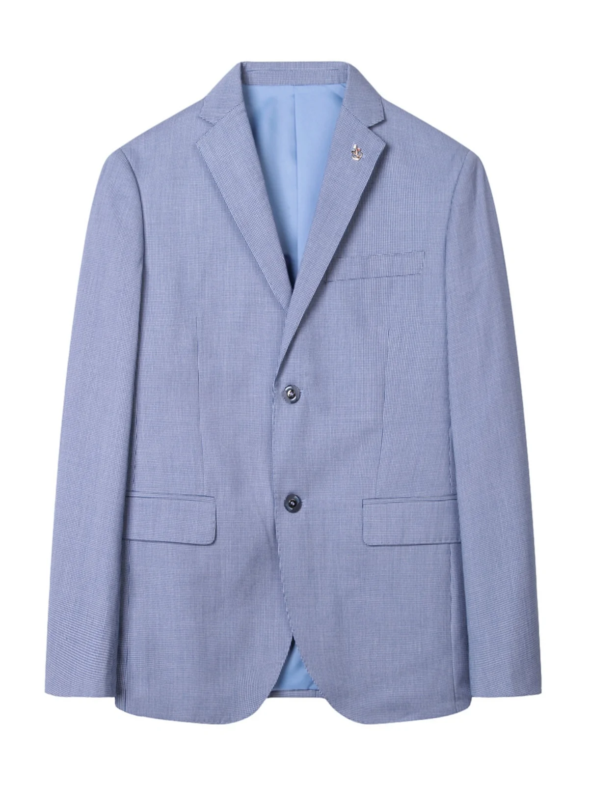 

Romeo мужской модный повседневный приталенный костюм на одной пуговице осенняя коллекция из смеси полиэстера с длинным воротником-стойкой