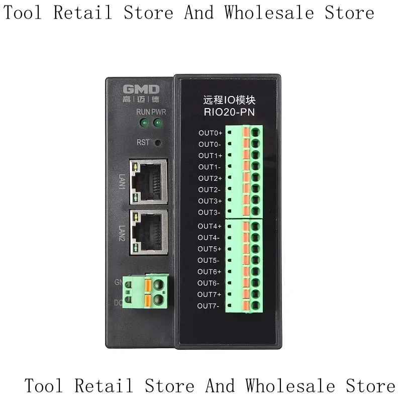 8-Channel 485 Profinet Communication Protocol Conversion Gateway Pn To Modbus Remote Io-Bus Module