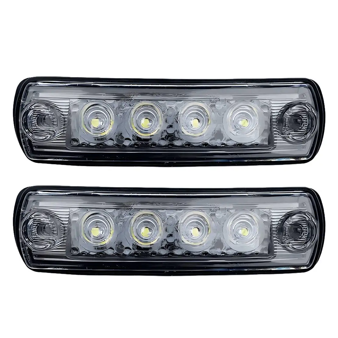 0038203256 2Pcs White Led Sun Visor Marker Light Clearance Lamp Fit For MAN TGA TGL TGS TGX CAB 81252606121