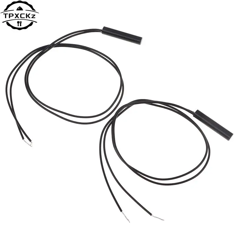 2Pcs Cilindrische Plastic Gemonteerd Reed Naderingsschakelaar Magnetische Sensor Normaal Open