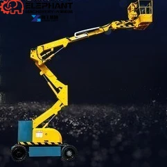 Higher Cost Performance Electric Motorized Articulating Boom Lift Rotating Platform Scalable Lift 15.8m Working Height 230kg