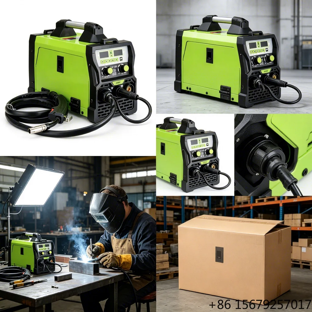 3-in-1 IGBT Technology IP21S Inverter Portable Electric Welders 220V Gasless Mig Welder Manual Metal Arc Welders Welding Machine