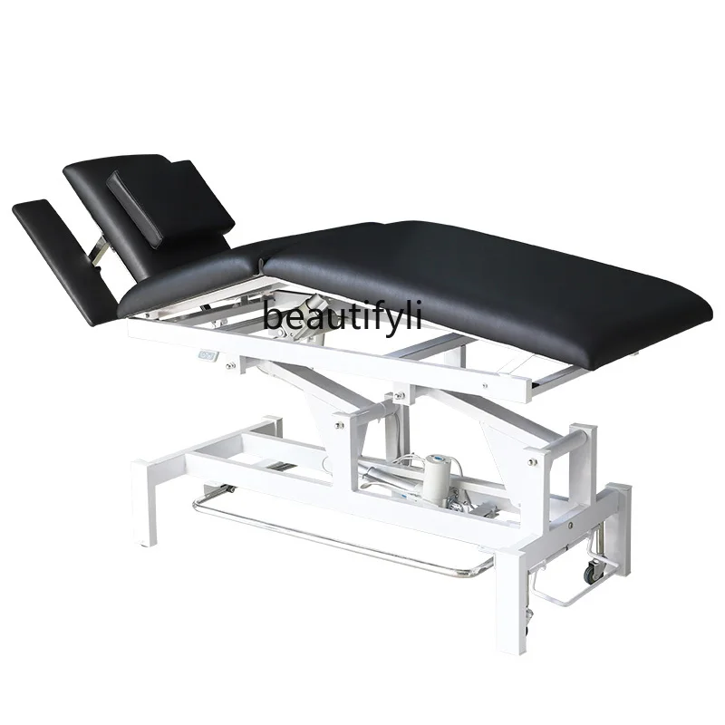 

Electric Chiropractic Bone Setting Massage Bed Replacement Manual Lifting Bed Multifunctional Massage Bone Setting Bed