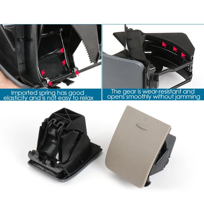 for Mercedes-Benz New Vito Metris Co-Pilot Storage Cup Holder W636 W639 2010-2015 Year Black