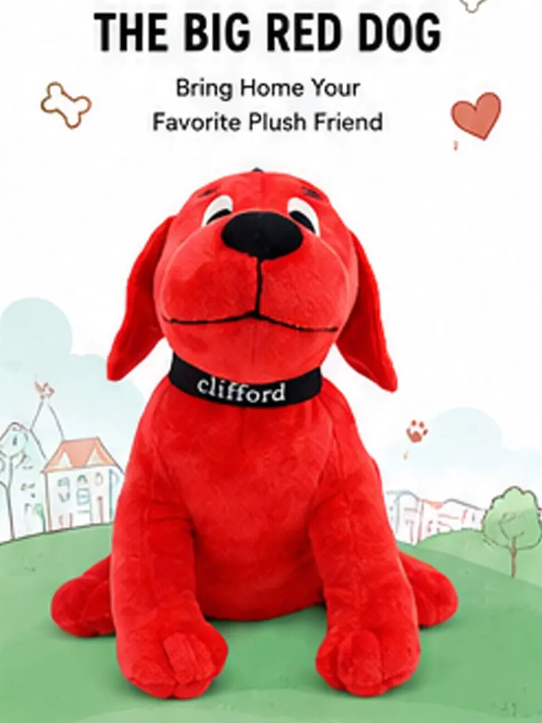 Clifford The Big Red Dog Plush Toy Soft Stuffed Animal Doll Cartoon Puppy Plush Kids Birthday Christmas Gift - view 6