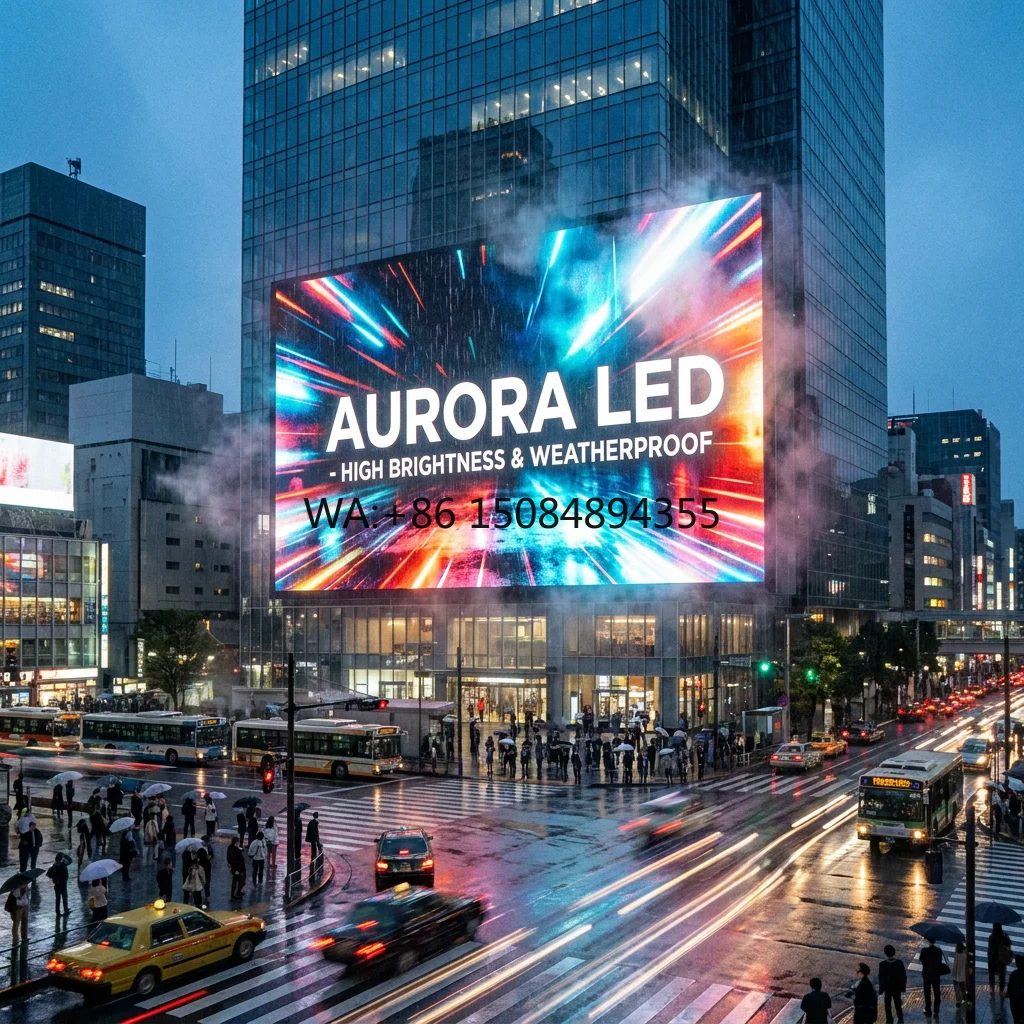 

Outdoor LED Display P10/P8/P6.67 High Brightness IP65 Waterproof 8K Resolution Sunlight Readable Digital Billboard Commercial