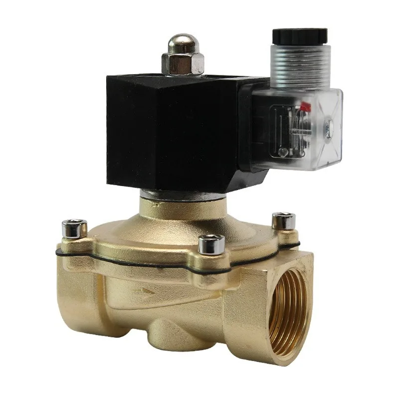 Normally Closed Solenoid Valve Water Air Pipe Control Switch 220V 24V 1/2