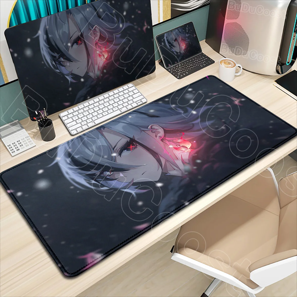 Too Many Beautiful Pictures Genshin Impact Arlecchino Podkładka pod mysz Laptop PC Gaming Podkładka pod mysz Duży rozmiar Mata na biurko Klawiatura Miękki dywanik