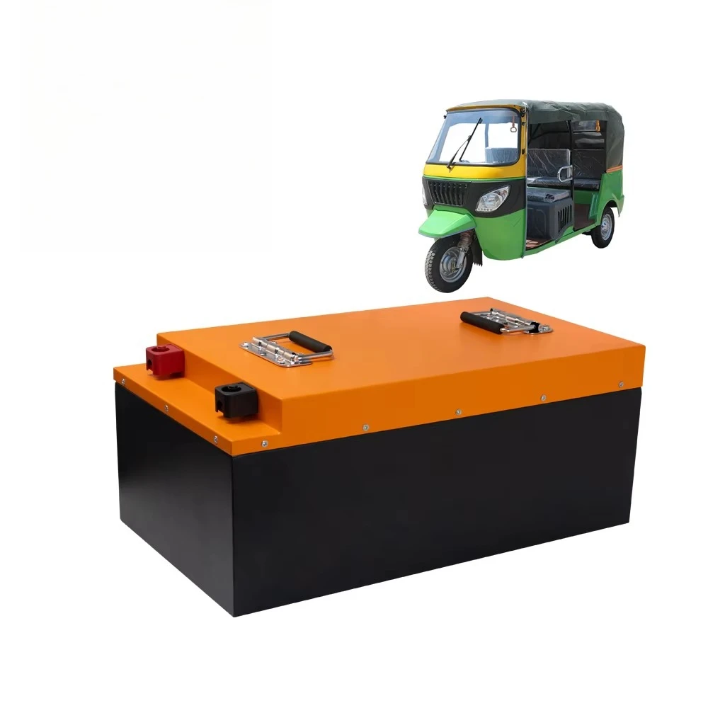 48V 60V 72V 60Ah 80Ah 100Ah 200Ah Rechargeable Lifepo4 Lithium Ion  Pack Box for  Tricycle Wheelchair Cargo