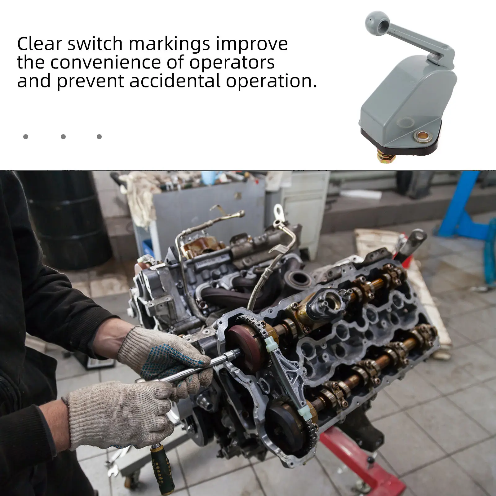 Manual Battery Cut Off Switch Truck Anti-Leakage Isolator Power Key Loader Forklift Tractor Bus Marine Rv Car Isolator Switch view 3