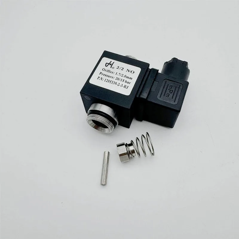 Denier Hanzhong Jufeng screw air compressor intake solenoid valve 1205339-2-3-RJ coil AC220V