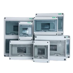 HT Series Junction Box 2/5/8/12/15/18/24WAY PC Plastic Outdoor Electrical IP65 Waterproof Distribution Box