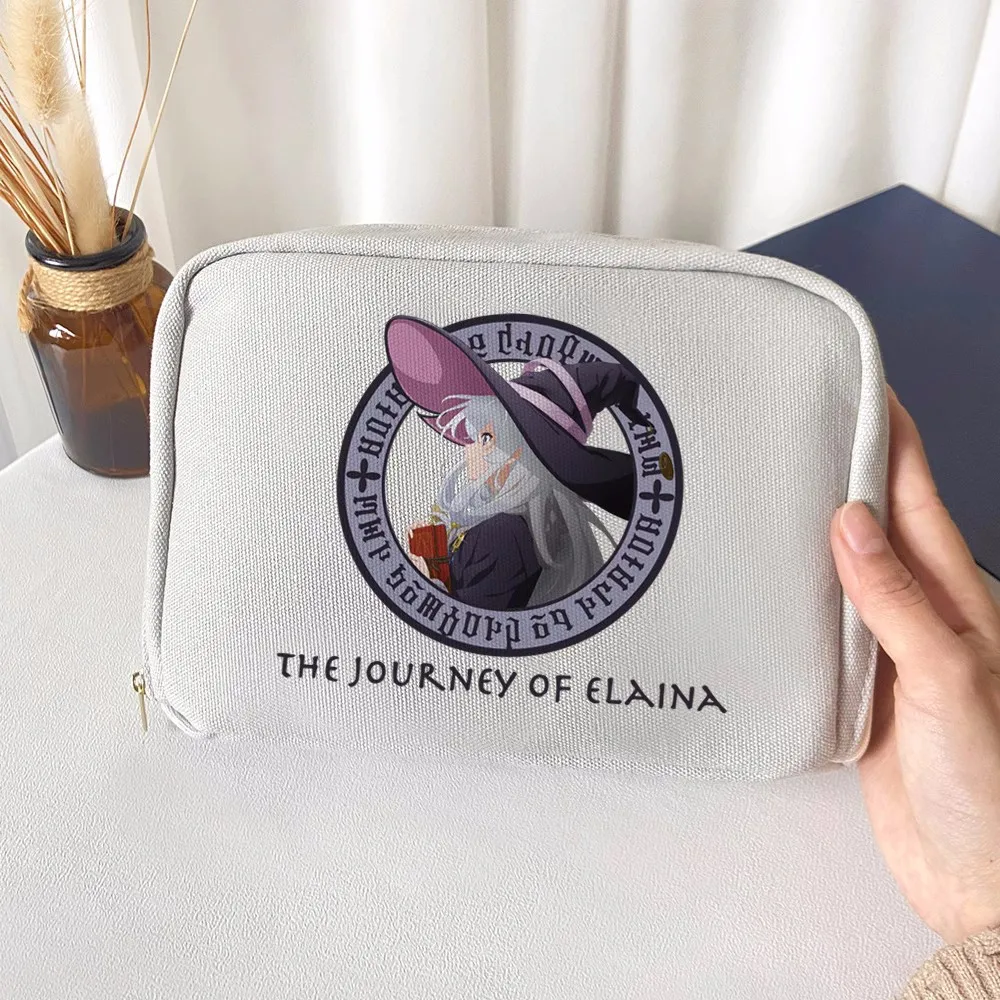 

Anime The Journey Of Elaina Pencil Case Oxford Canvas Storage Bag Pencil Box Pencilcase School Pen Bag 1922