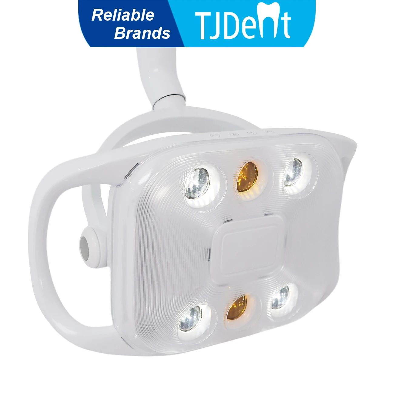 TJDent 6 Bulds Yellow White Color LED Dental Lamp Oral Surgical Light For Dental Chair Unit Induction Sensor Dentistry Equipment