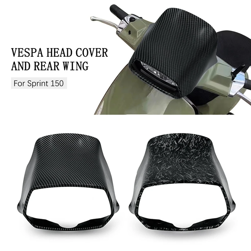 

Motorcycle Front Fairing Headlight Cover Windshield Fairing For Vespa Sprint 150 Motorcycle Accessories