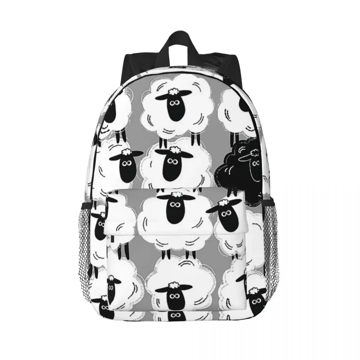 Black Sheep #1 - By Sheep Well Backpacks Boys Girls Bookbag Fashion Students School Bags Travel Rucksack Shoulder Bag