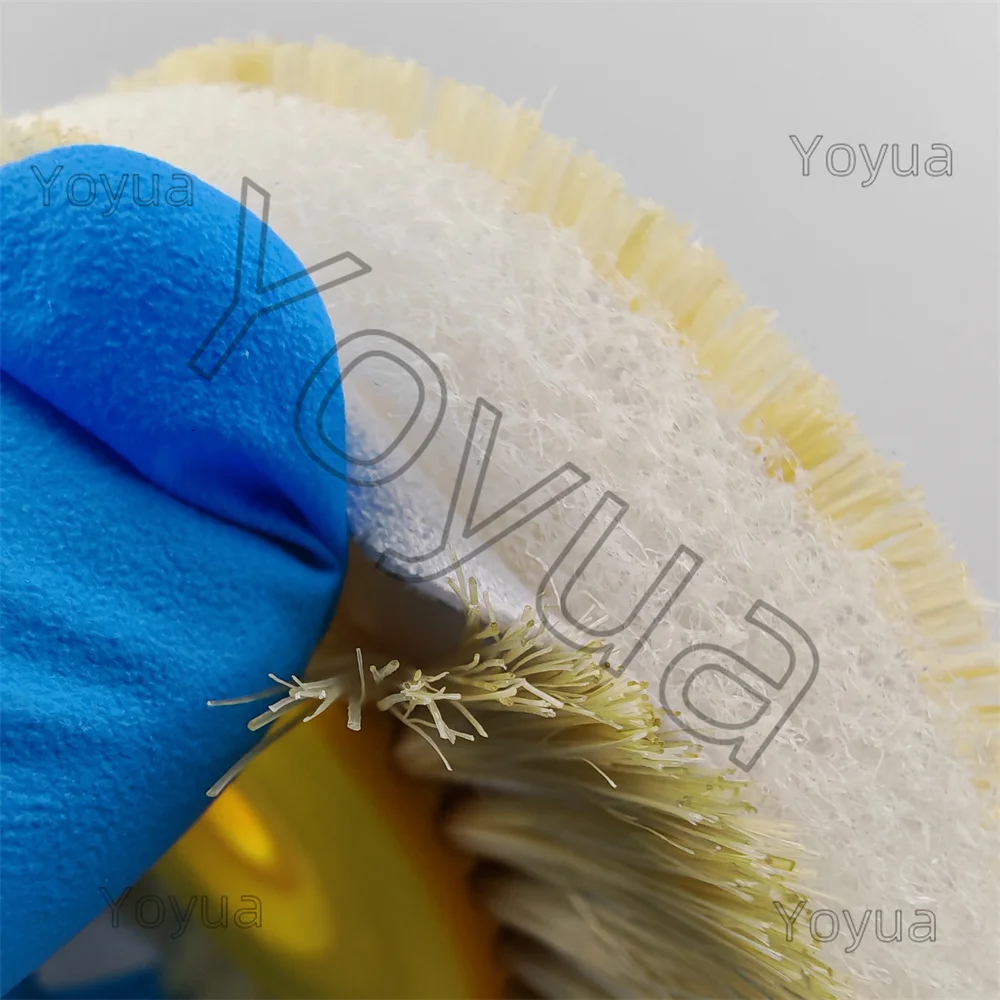 

10pcs Dental Polishing Brush Wheel Dia 80mm Laboratory Lab Tools Materials Latch Plastic White Stiff Buff