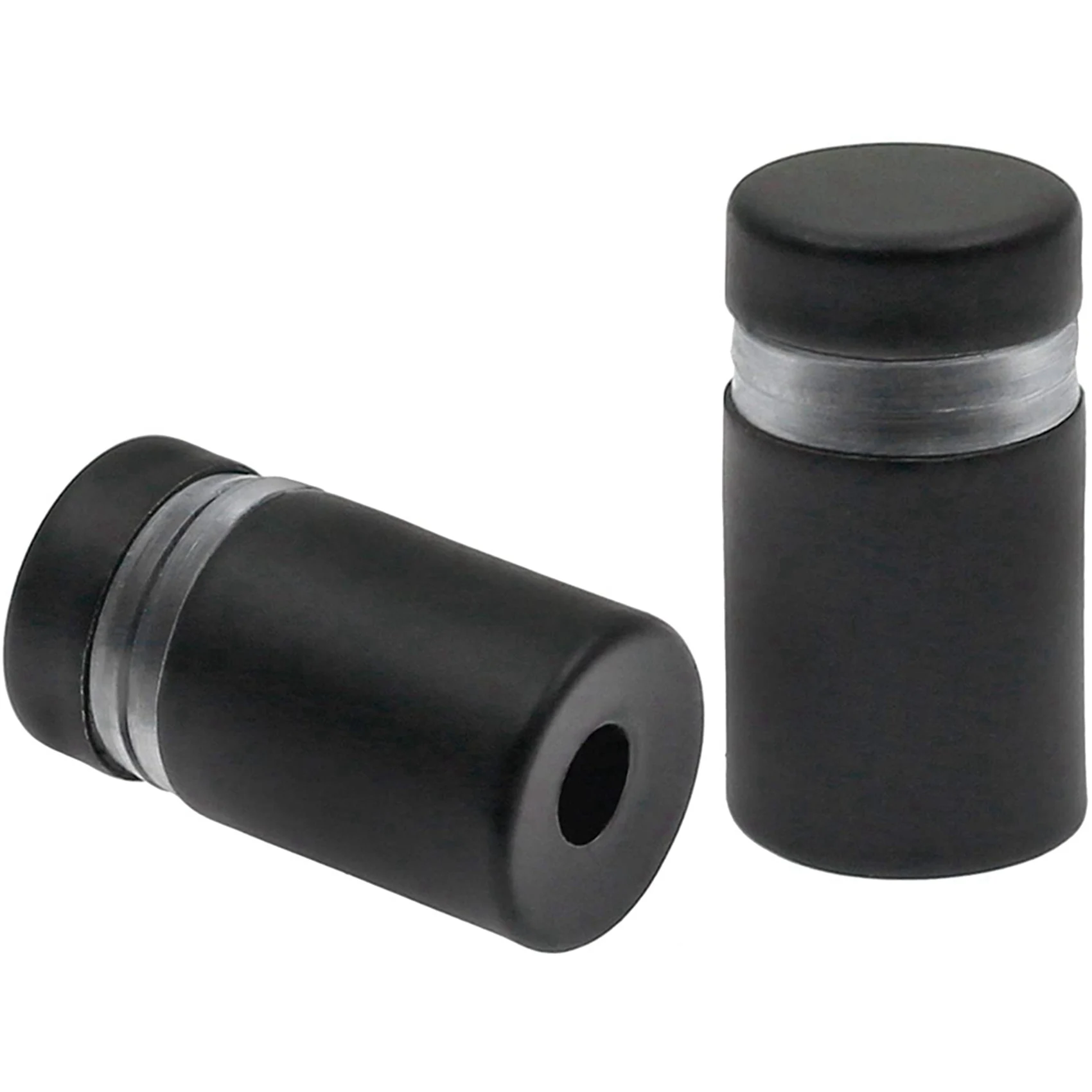 A34R 48 stuks afstandsschroeven, muurbord afstandhouder montage hardware reclame glas afstandhouder nagel om op te hangen, zwart