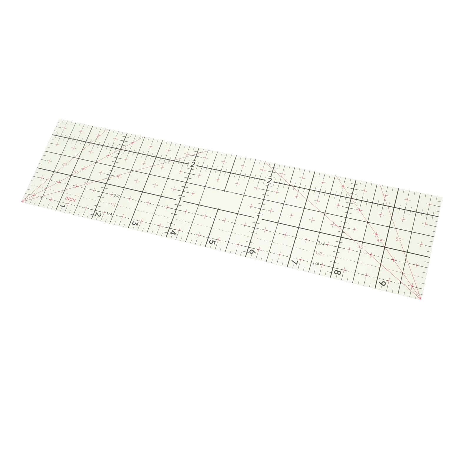 

Heat Resistant Ruler Tailor Quilting Patchwork Measuring Ironing Multifunctional Plastic Non Slip Surface Precise Thin Folding