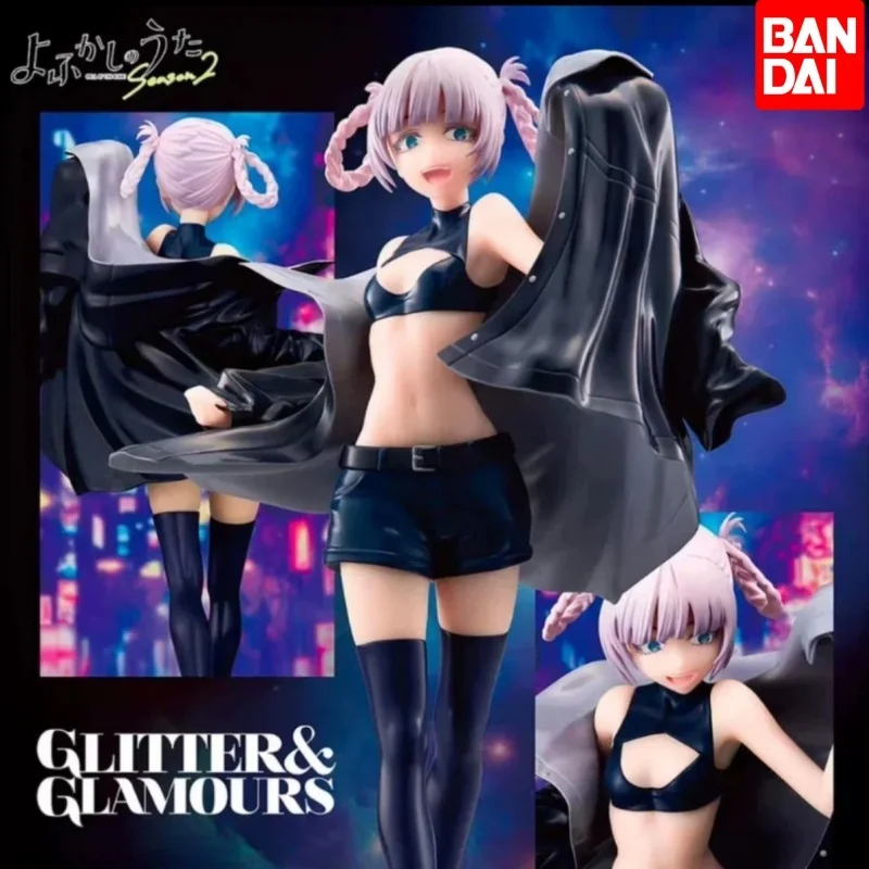 

New Banpresto Glitter&Glamours Yofukashi No Uta Nanakusa Nazuna Anime Figure New Model For Desktop Decoration Toy Gift