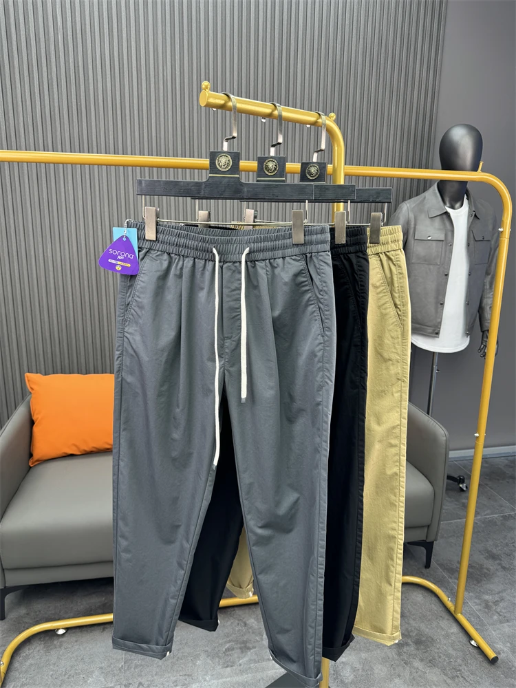 

Svip мужские брюки из ледяного шелка Cool Sensation, прямые брюки, удобные дышащие повседневные брюки из девяти предметов, весна-лето Faion