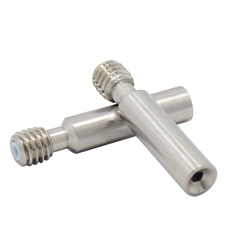 3D Printer Titanium MK8 1.75mm V6 Heat Break All Metal Thermal Barrel Feeding Tube M6*30.5 Heatbreak Throat For 1.75mm Filaments view 2
