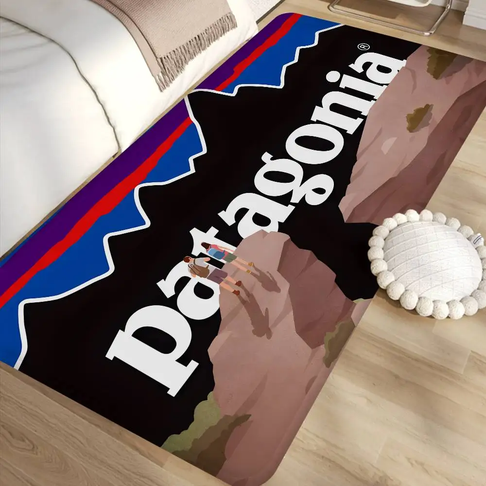 Alfombra para el lado de la cama, alfombra para la puerta P-Patagonias, decoración para habitación de niños, alfombra antideslizante para balcón, alfombra para sala de estar