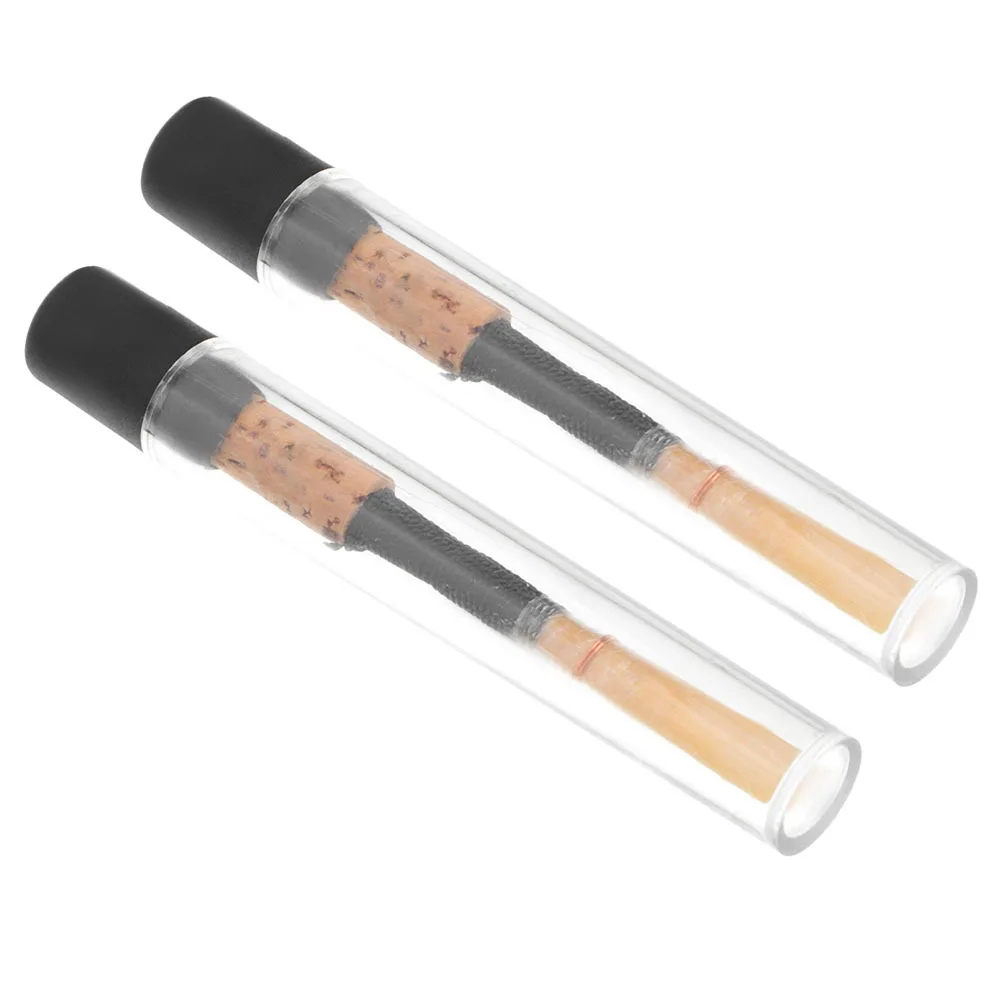 

2 Pcs Oboe Reed Accessories Compact Instrument Accessory Supplies Copper Part Student Parts