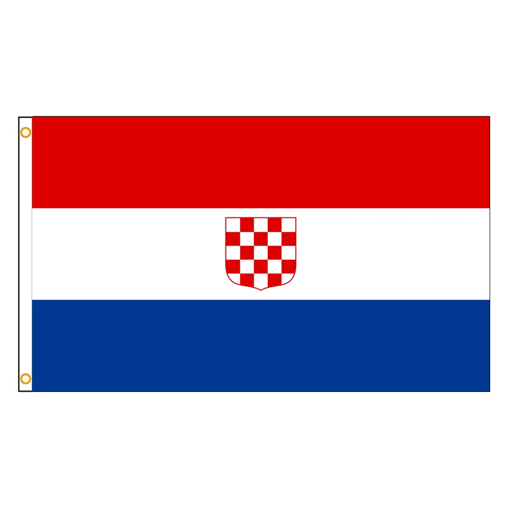 3x5 Ft Banate of Croatia Flag Vivid Color and Fade proof Canvas Croatian Historical Flags Polyester with Brass Grommets 3 X 5 Ft
