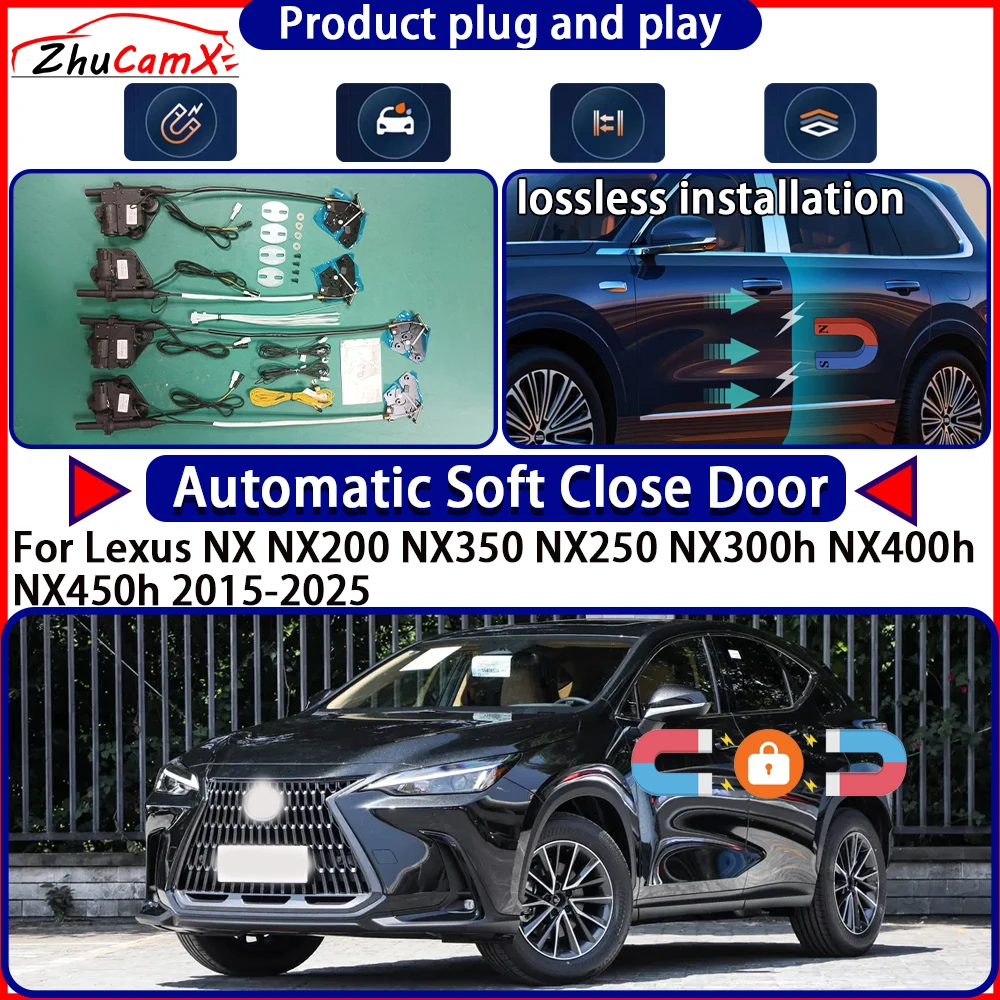 Door Lock Actuator for Lexus NX NX200 NX350 NX250 NX300h NX400h NX450h 2015-2025 Soft Close Door Kit Power Latch System Auto