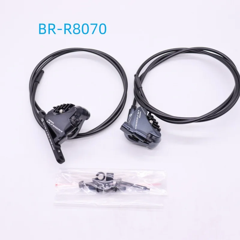 SHIMANO Ultegra R8070 Hydraulic Disc Front Rear Brake Flat Mount Caliper Road Bike Front Rear  with brake pads