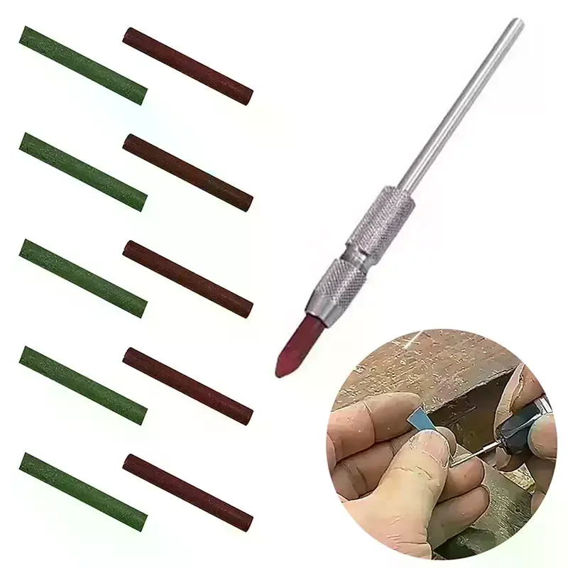 1/10Pcs Rubber Points Polishing Pillar Wheels Adhesive Strips Dia 3mm Jewelry Rotary Tool 3.0mm Collect Chuck