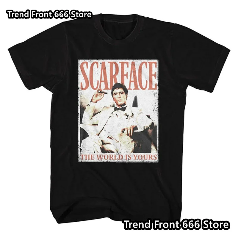 Scarface Al Pacino Movie joint Cotton T-shirt Men's And Children Size Short Sleeve Tshirts Summer Tees For Men And Kids
