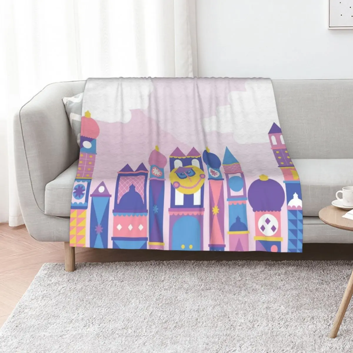 It's a small world after all Throw Blanket Tourist Thins for winter Furry Sofa Soft Big Blankets