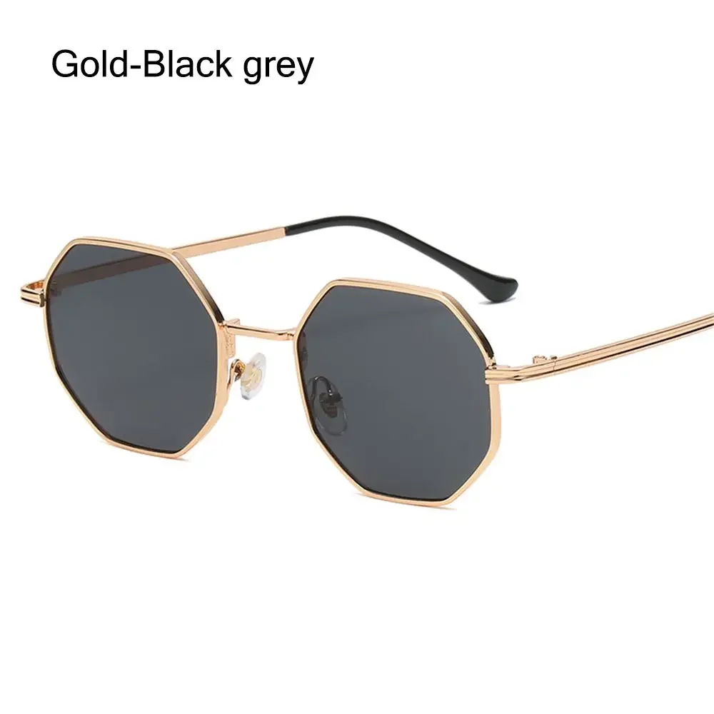 

Summer UV Protection Sunglasses Fashion Polygon Square Sun Glasses for Women Men Trendy Classic Metal Frame Shades Eyewear