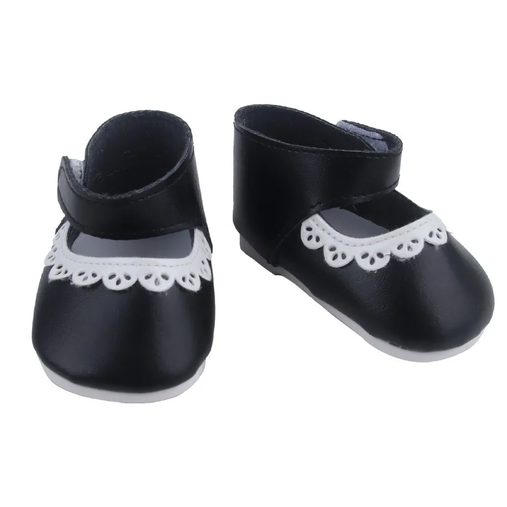 Footwear 8cm Size Shoes Pu Leather Ruffle Design Reborn Shoes Adorable Edged Cute Style Accessories Cotton Toy Bear