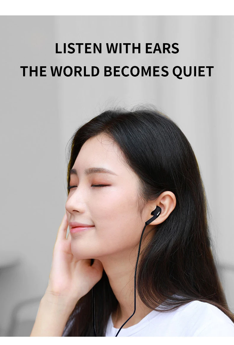 Universal In-Ear-Kopfhörer mit Kabel, hochwertiges Headset, 3,5-mm-Ohrhörer, In-Ear-Kopfhörer für Smartphone, Computer, integriertes Mikrofon – Detail 2
