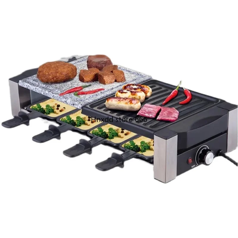 Household smokeless electric oven Swiss grilled cheese