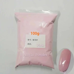 Nagelnagel Acrylpulver, das Pulver, das Pigment für das Ausmaß der Nagelskulptur, hell weißes Rosa, 100 g durch den Beutel 10 Hauptverkauf Acrylpulvernägel - №7