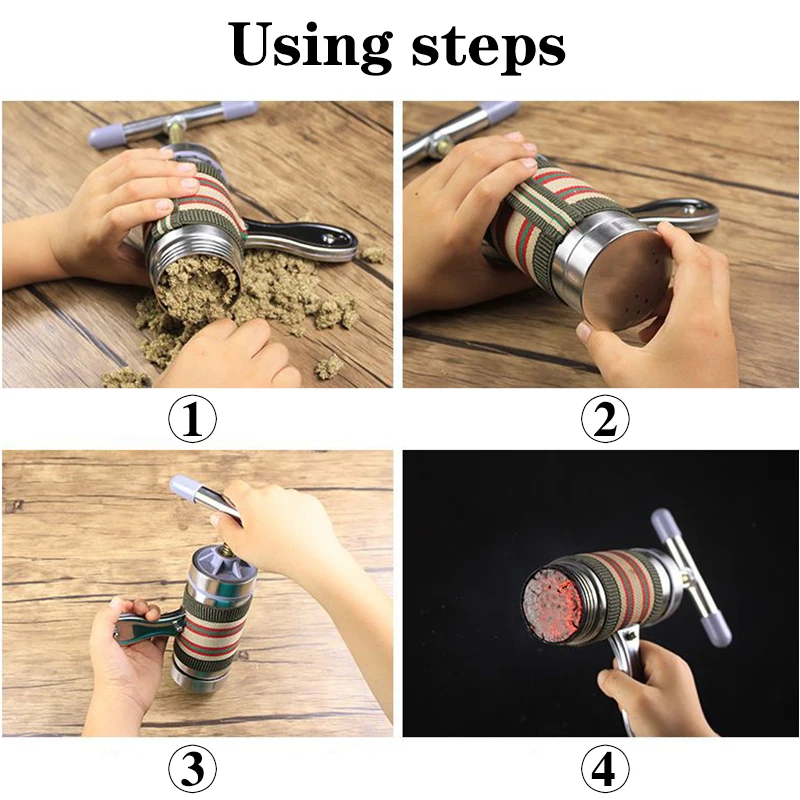 Handhold Moxibustion Canister Household Homemade Thick Moxa Stick Tool Chinese Herb Burning Warm Meridian Therapy Health Care