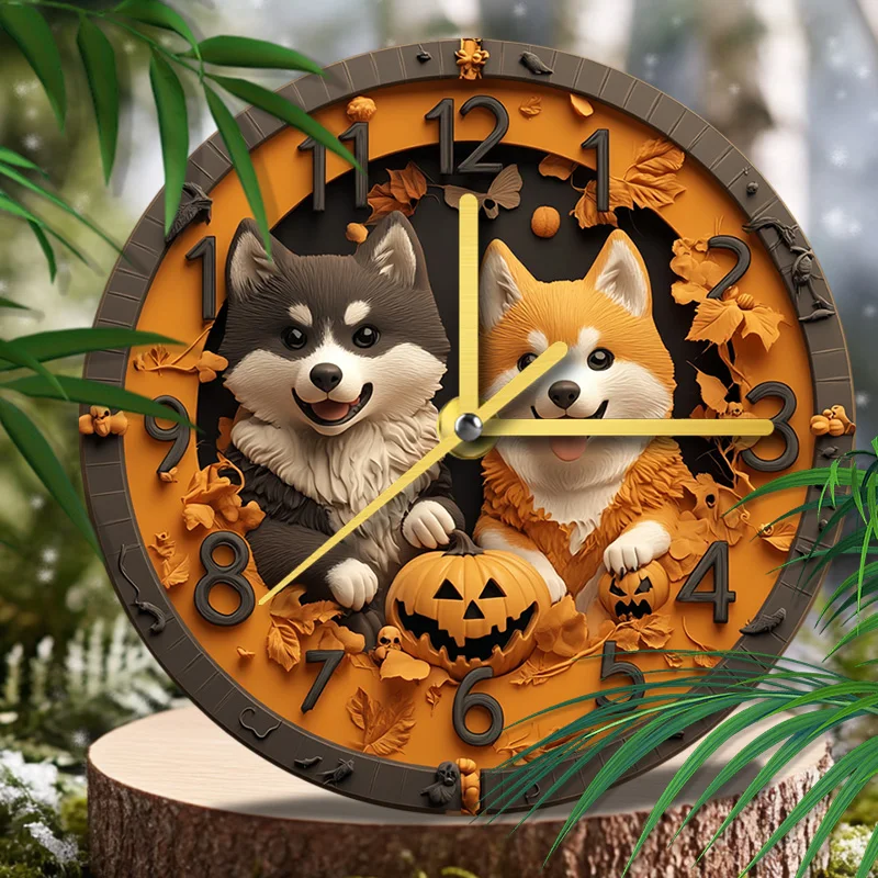 Akita Pet Clock Unique Pet Memorial Gift & Perfect Christmas Present