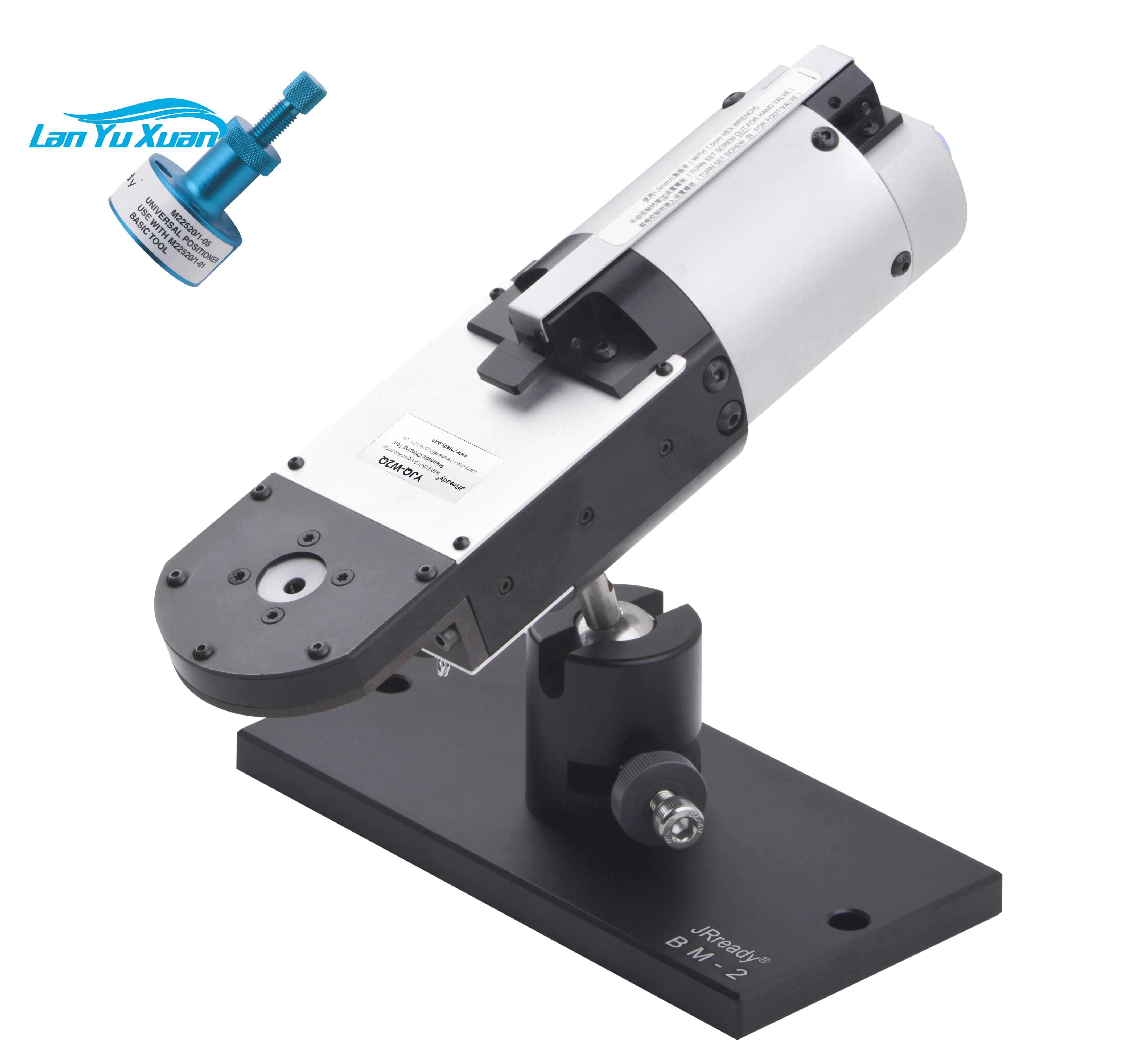 JRready ST4020 YJQ-W2Q Pneumatic Crimper Air Tools Positioner for Cable Connector 12-26AWG BM-2 Adjustable Base Mount