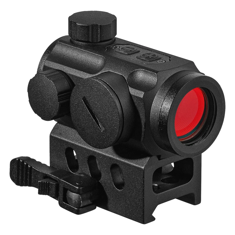 FIRE WOLF 1X20 Red Dot Compact Red Dot Scope QD 20mm Mount Base Reflex Red Dot Sights