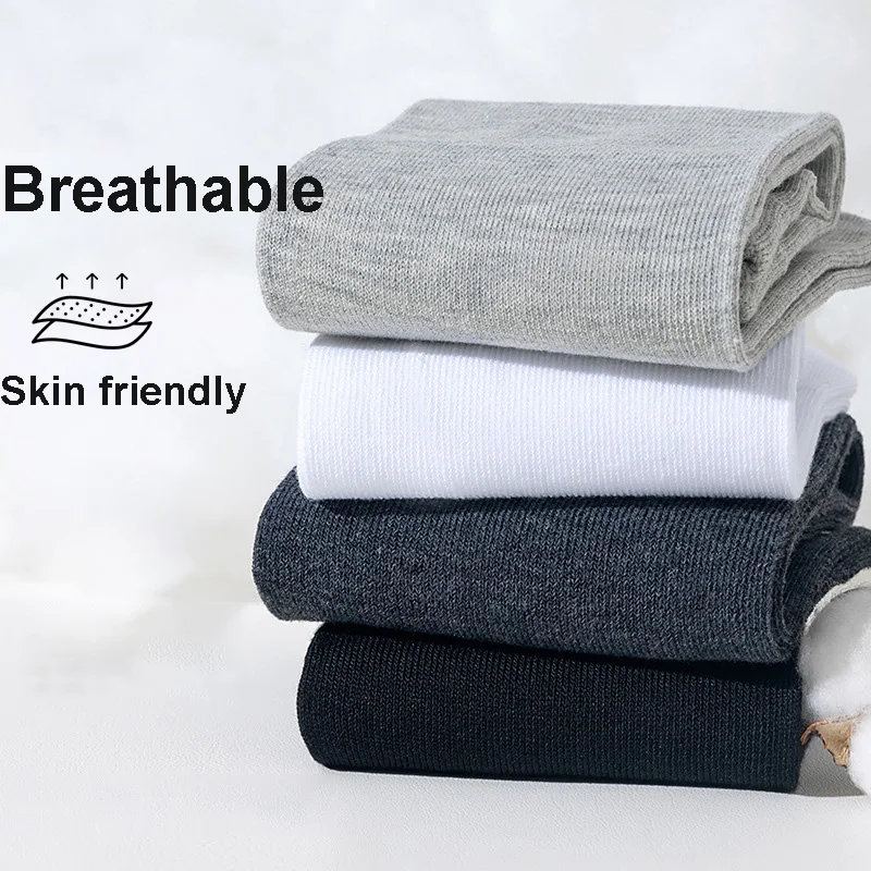 Kaus Kaki Lima Jari Pria Kaus Kaki Sedang Serbaguna Warna Polos Kaus Kaki Tinggi Ujung Terpisah Empat Musim Kaus Kaki Katun Ujung Terpisah Kasual