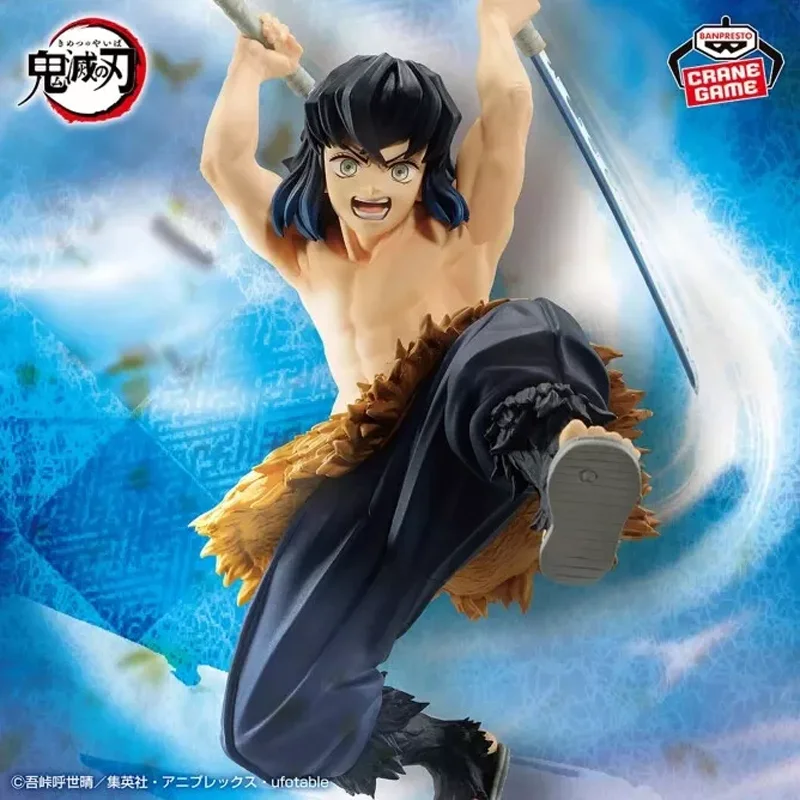 Bandai Banpresto เครื่องสังหารอสูร Kimetsu NO yaiba การสั่นสะเทือนดาว inosuke หุ่นโมเดลอะนิเมะของเล่นของขวัญ