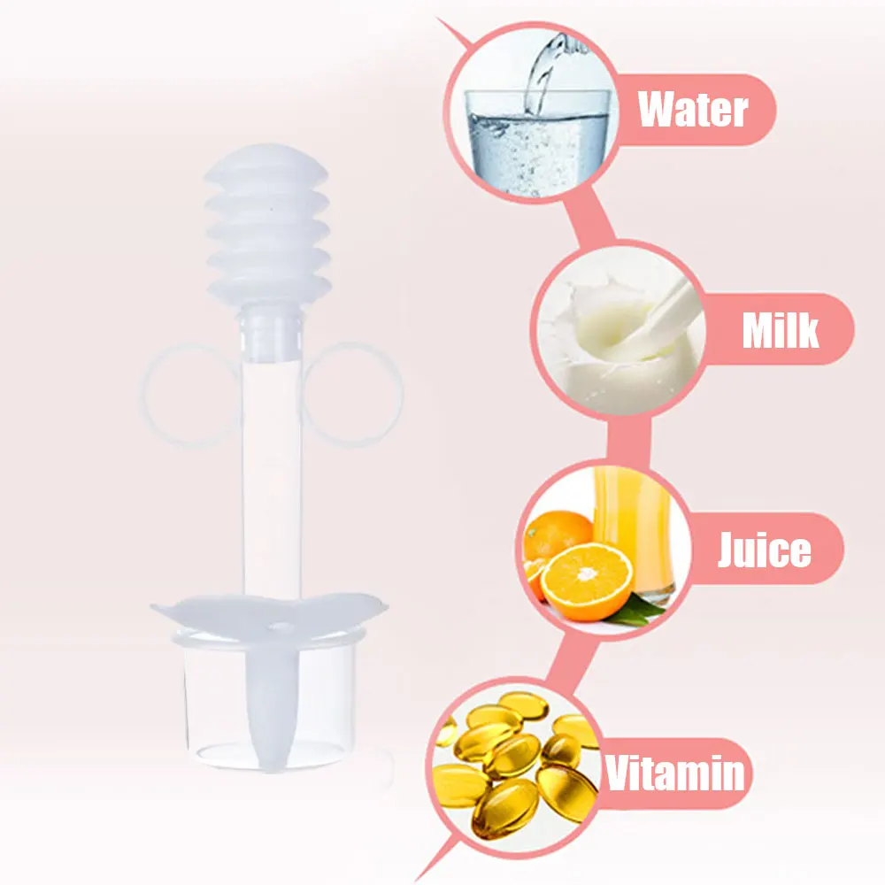 1 قطعة 5 مللي الطفل الطفل الطب موزع أواني قطارة نوع الطب ملهّر للأطفال الرضع السائل إعطاء الطب المغذية #5