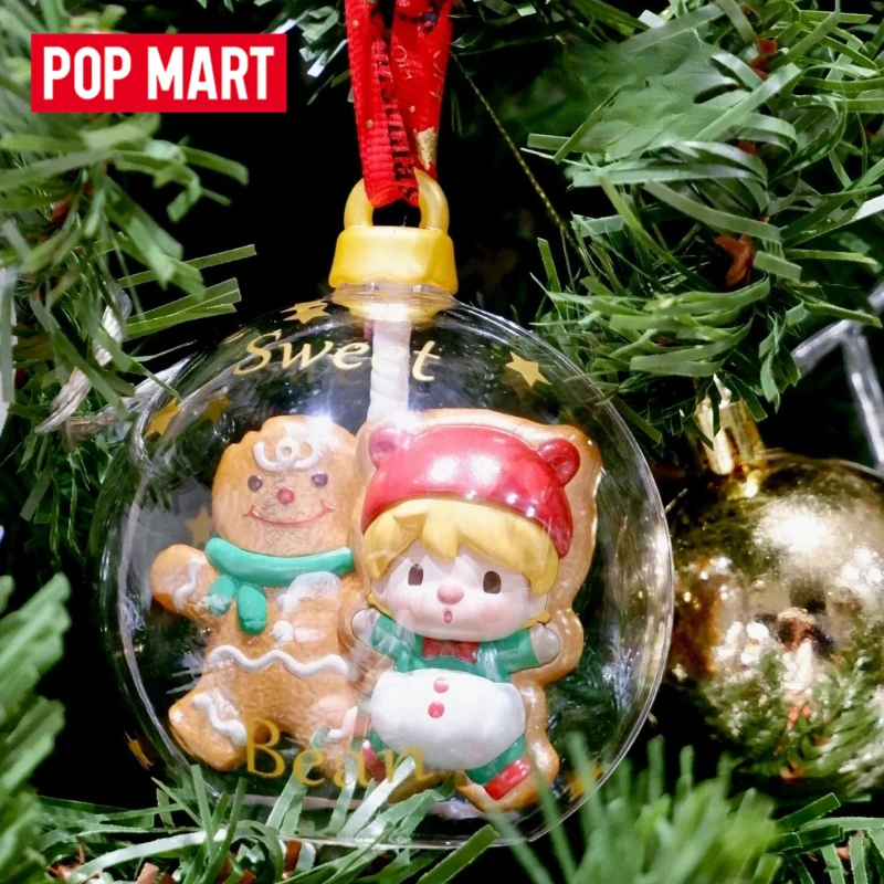 PopMart Sweet Bean Your Exclusive Holiday Blind Box Cute Anime Figure Pendant Ornament Collect Model Toy Surprise Christmas Gift