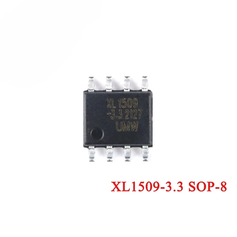 10 stks/partij XL1509 XL1509-3.3 XL1509-ADJ SOP8 Verstelbare Spanning 3.3 V/3A 150 KHz PWM Step-down DC-DC Converter Chip IC