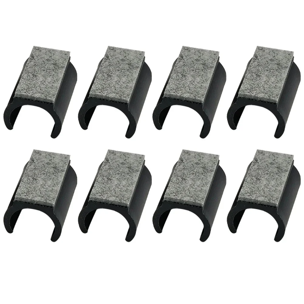 8Pcs Chair Furniture U-shaped Foot Pads Chair Glider For Floor Protection Noise Reducing Wool Felt Opening U-shaped Foot Pad