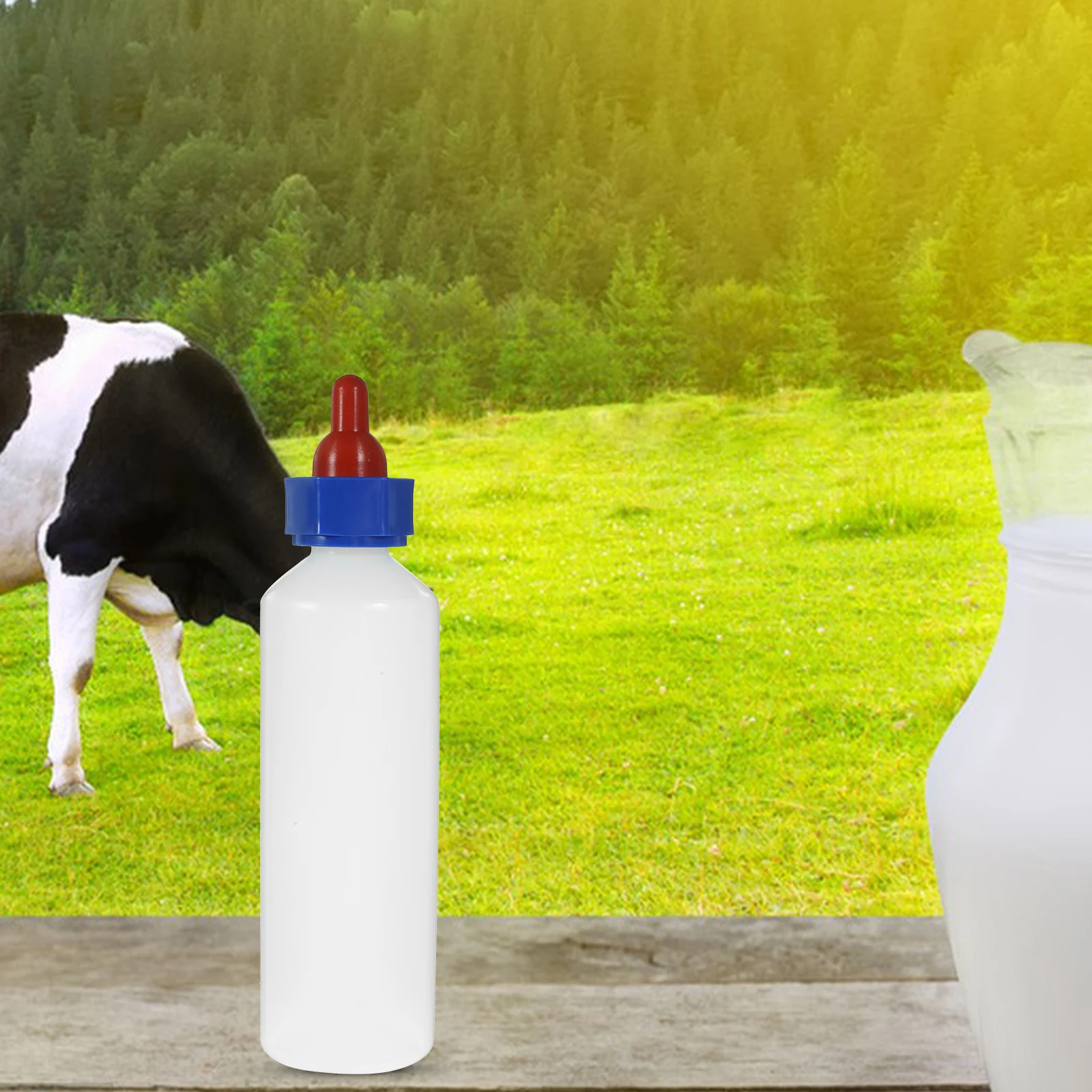 

Livestock Veterinary Lamb Milk Feeding Bottle 500Ml Nursing Tool Large Capacity Sheep Goat Calf Milk Feeder Lamb Feeding Bottle